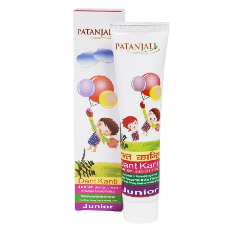 Зубная паста Дант Канти для детей Патанджали (Dant Kanti Junior Patanjali), 100 грамм