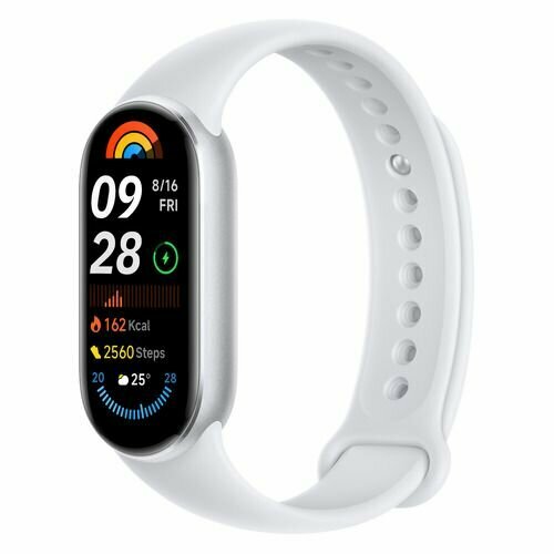 Фитнес-трекер Xiaomi Smart Band 9 162 серебристый серебристый bhr8340gl 4333₽