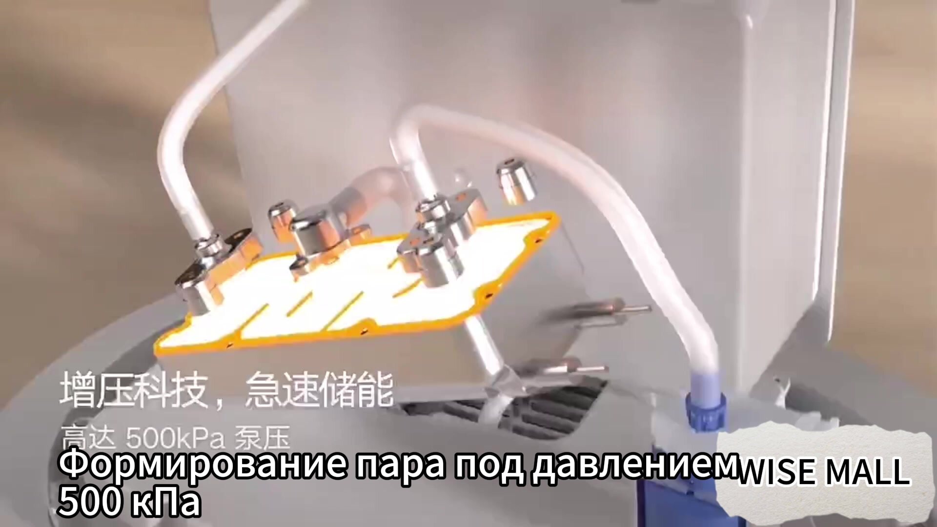 Отпариватель Supercharged Garment Steamer , резервуар для воды объемом 2 л，Содержит адаптер — фото 1