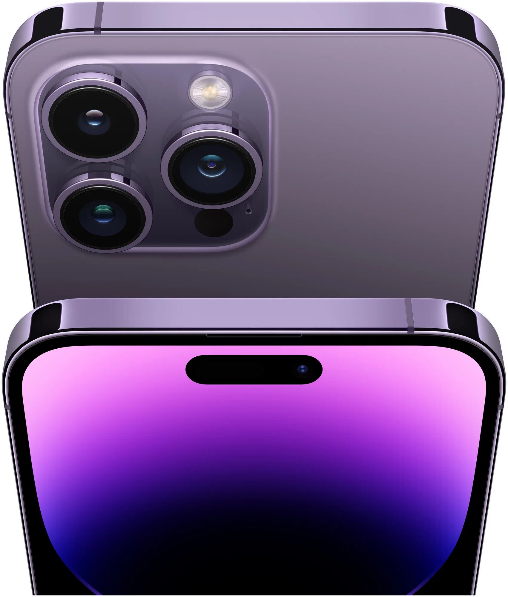 Смартфон Apple iPhone 14 Pro 128 ГБ, nano SIM, глубокий фиолетовый, как новый, витринный образец — фото 1