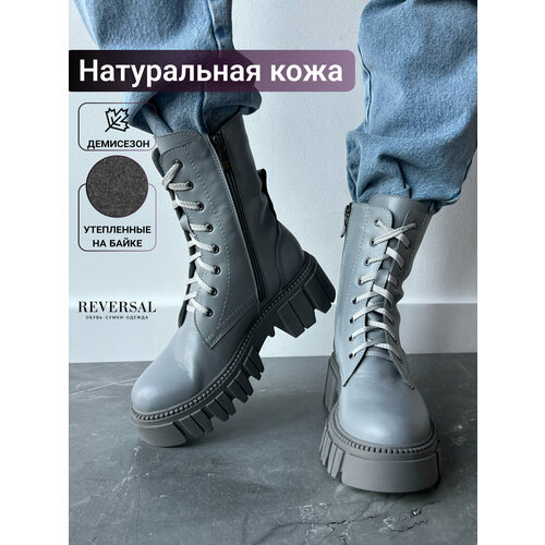 фото Ботинки берцы reversal, размер 37, серый