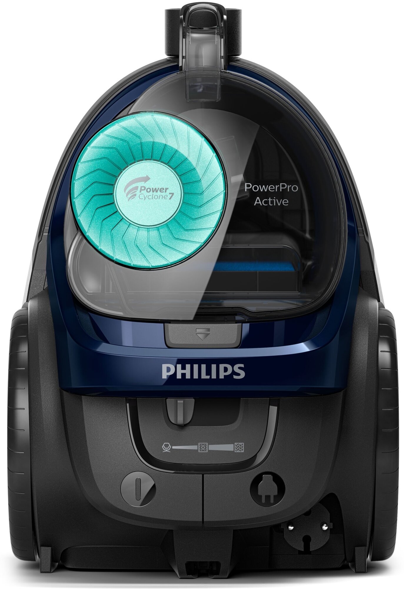 Безмешковый пылесос Philips FC9573/82 PowerPro Active CN синий/черный ...