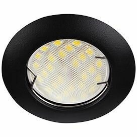 Светильник Ecola MR16 GU5.3 DL92 выпуклый Черный матовый 30x80 Light FU1612EFY