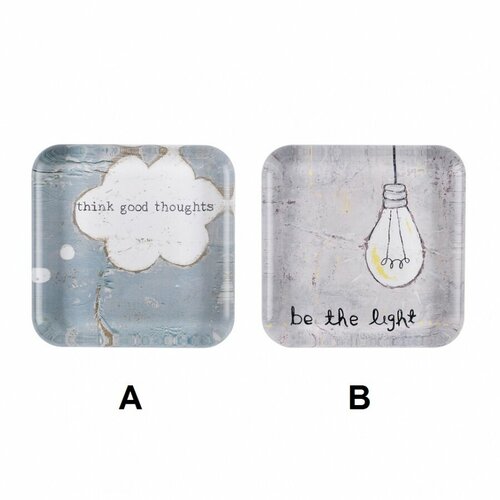 Пресс-папье квадратное в винтажном стиле, 2 вида (Вид A)