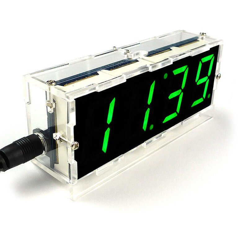 DIY HU-005G, Набор для сборки и пайки настольных часов