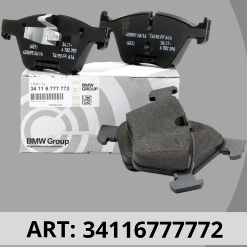 Колодки тормозные дисковые передние BMW 5 E60 01- BMW X1 E84 09- OT_34116777772 1329₽