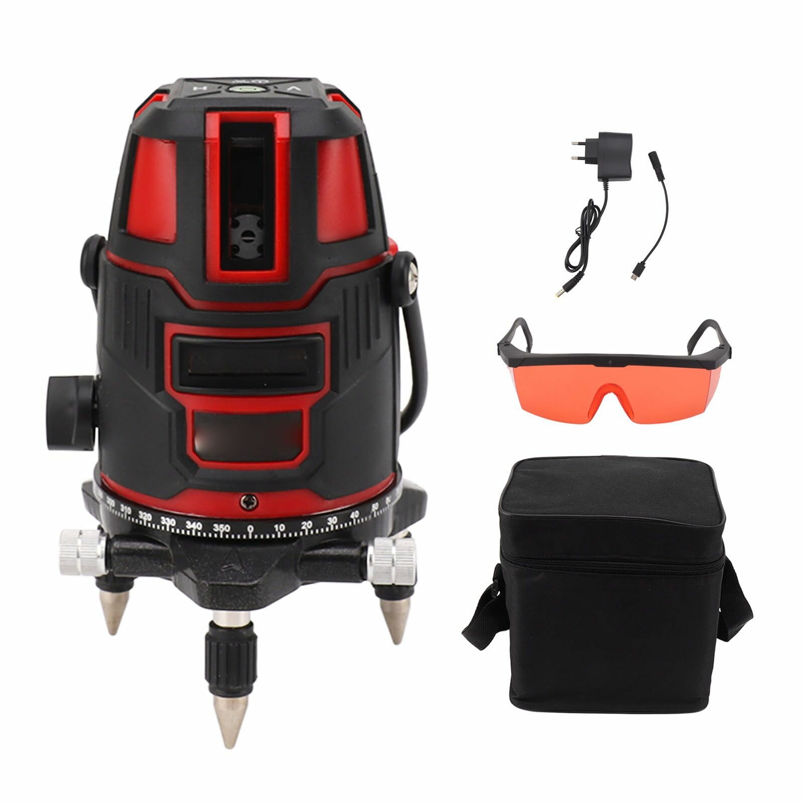 Лазерный нивелир 5 линий самовыравнивающийся высокоточный