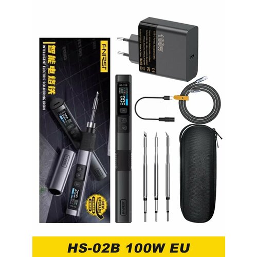 FNIRSI HS-02 Паяльник с цветным экраном, HS-02A PLAN5