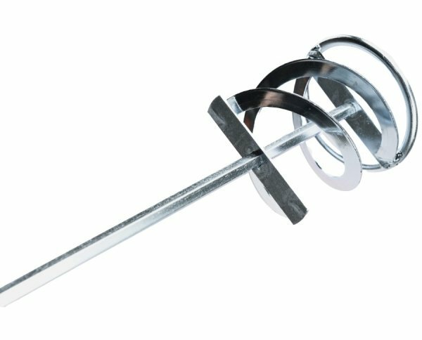 Миксер оцинкованный 600x100 мм для красок и штукатурных смесей