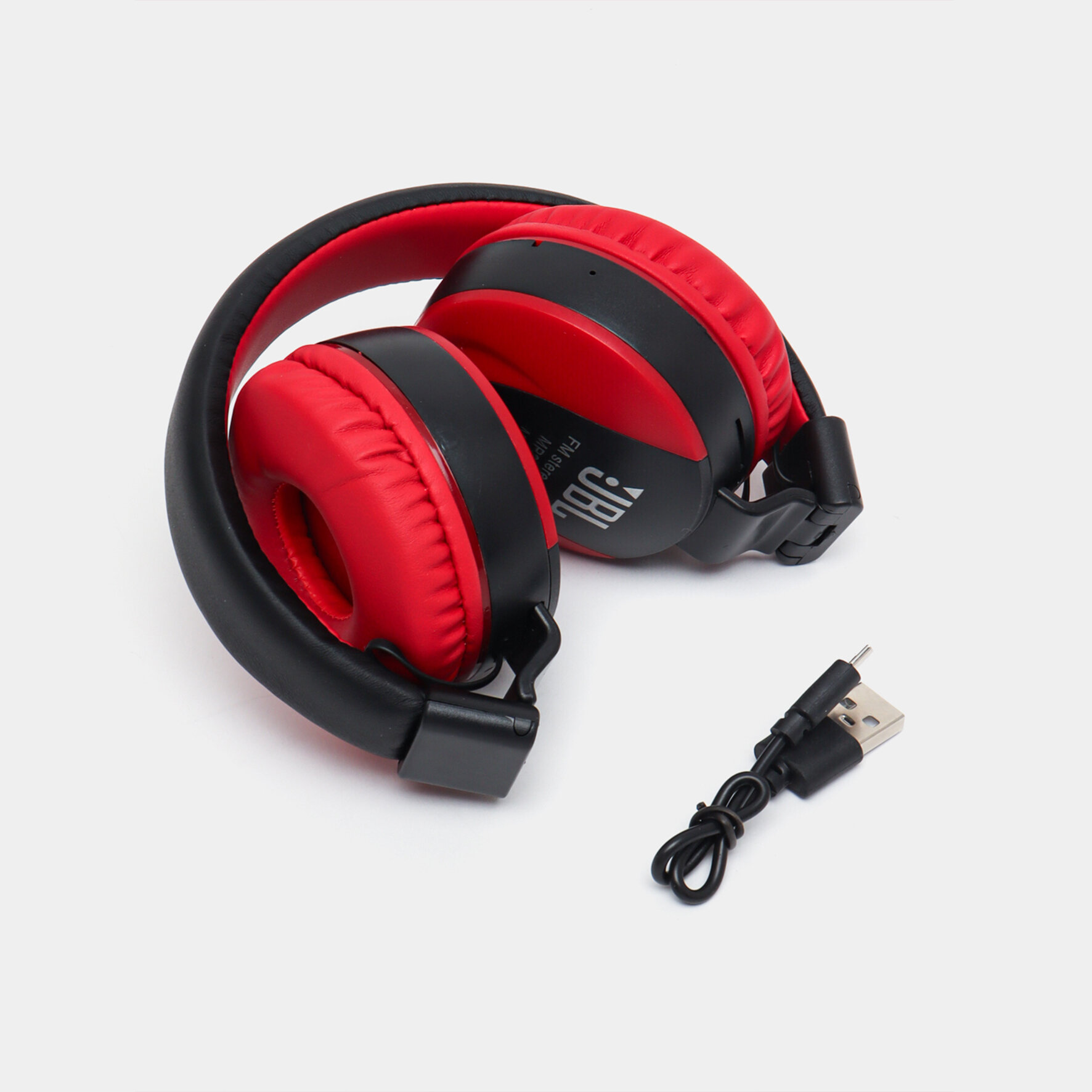 Беспроводные Bluetooth наушники складные 771A BY HARMANNN красный — фото 1