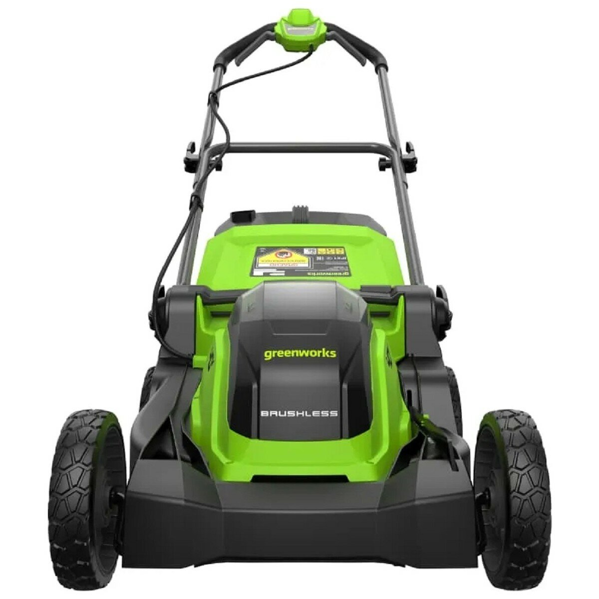 Газонокосилки Аккумуляторные Газонокосилка аккумуляторная GREENWORKS 2521007UB 40V, бесщеточная, 41 см, c 1хАКБ 4 Ач и ЗУ