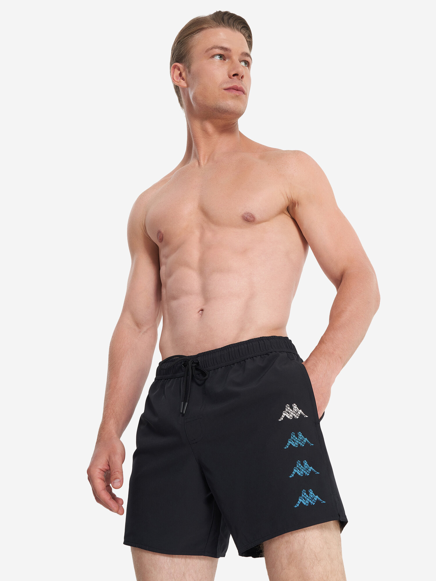 Шорты для плавания Kappa Sport Men's 40cm Swimming shorts, размер 46, черный