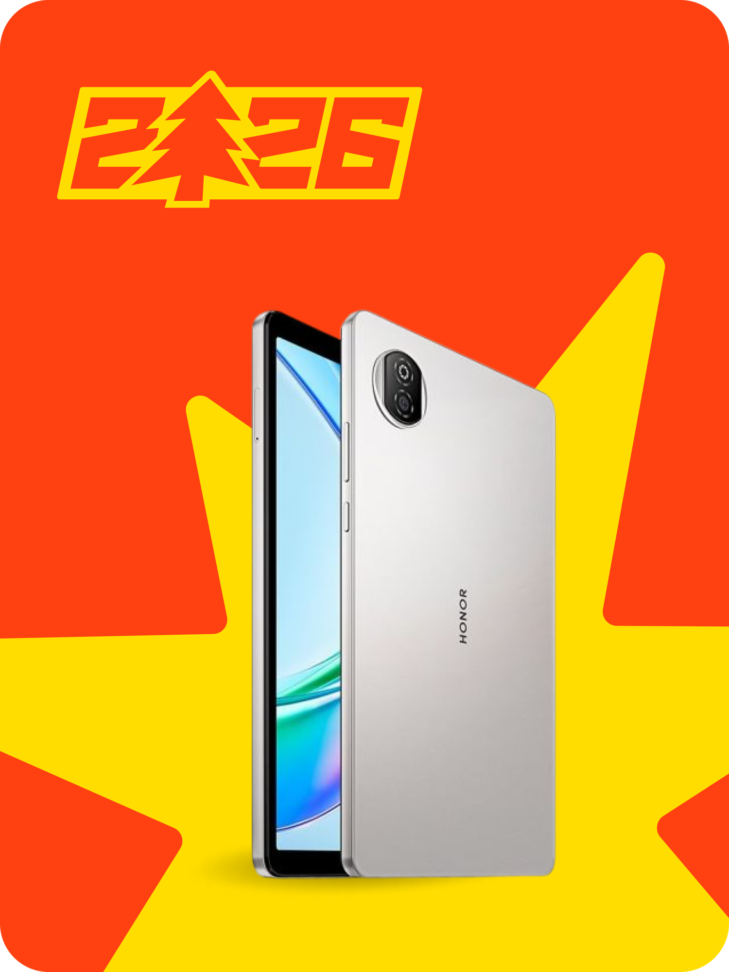 Ультракомпактный планшет HONOR Pad X7, Wi-Fi, 4/64Gb, 8.7’, аккумулятор на 7020 мАч