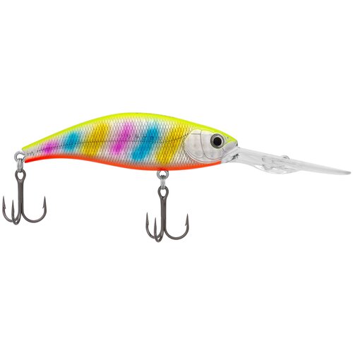фото Воблер kyoda sharp minnow-85f, длина 8,5 см, вес 17,5 гр, цвет p1656, заглубление 3,6-4,5 м