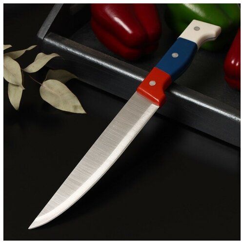 Нож кухонный «Триколор» лезвие 21 см
