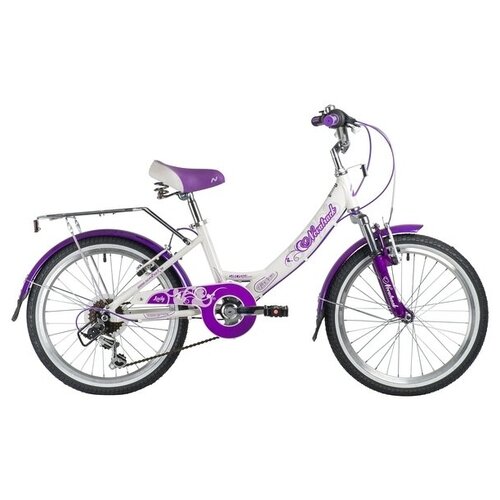 Велосипед 20 Подростковый Novatrack Girlish Line 2019 Количество Скоростей 6 Рама Алюминий 11 Белый NOVATRACK арт 20AH6VG 1939700₽