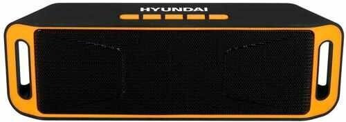 Портативная колонка HYUNDAI , 6Вт, черный / оранжевый - фото №7