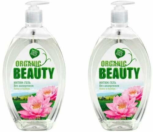 Organic Beauty Гель-интим Лотос и Бамбук, 500 мл, 2 шт