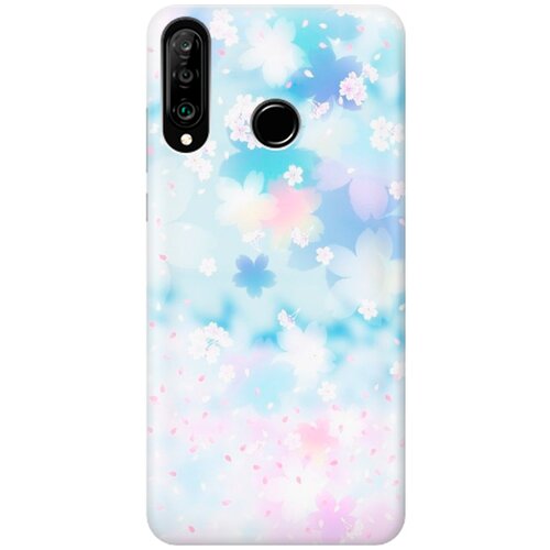 фото Re:pa накладка transparent для huawei p30 lite / honor 20s / honor 20 lite с принтом "цветение сакуры"
