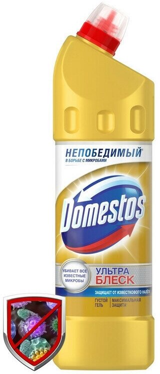 Средство для сантехники DOMESTOS Ультра блеск 1л. - фотография № 1