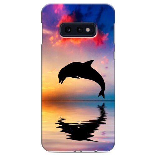 фото Дизайнерский пластиковый чехол для samsung galaxy s10e закат 100gadgets