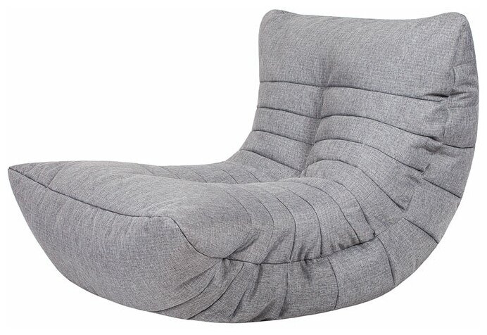 Папа пуф Бескаркасное кресло Cocoon Chair Grey (серый) - фотография № 1