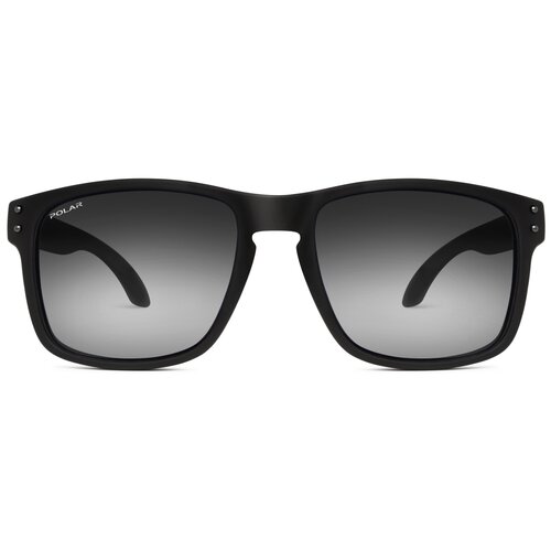 Солнцезащитные очки POLAR, квадратные, поляризационные, с защитой от УФ, устойчивые к появлению царапин, для мужчин, черный