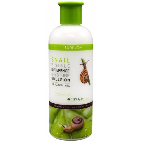 Эмульсия увлажняющая с муцином улитки Snail Visible Difference Moisture Emulsion, 350ml, FarmStay, 8809809800864