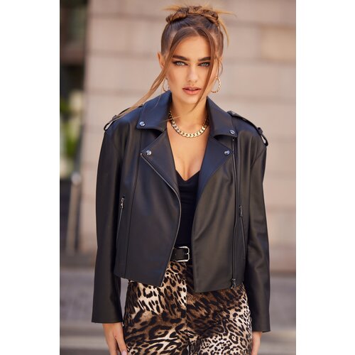 фото Куртка rock'n'roll (oversize / чёрный / 17162) patratskaya