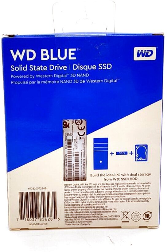 SSD накопитель WD M.2 2280 2 ТБ (WDS200T2B0B) - фото №10