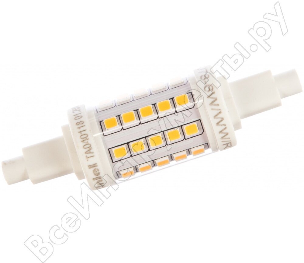 Uniel LED-J78-6W/WW/R7s/CL PLZ06WH Лампа светодиодная. Прозрачная. UL-00001554