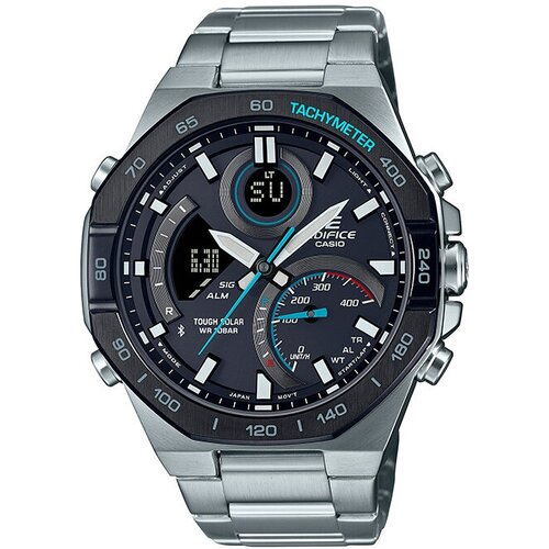 Наручные часы CASIO Edifice ECB-950DB-1A, серебряный, черный
