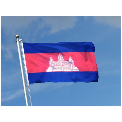 Флаг Камбоджи 90х135 см настольный флаг флаг камбоджи