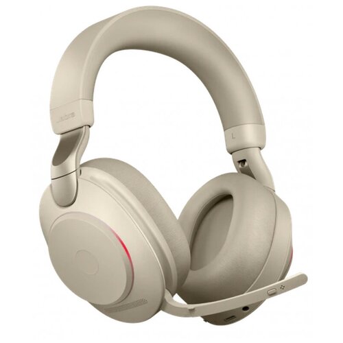 Гарнитура беспроводная JABRA Evolve2 85, Link380c UC Stereo Beige (28599-989-898)