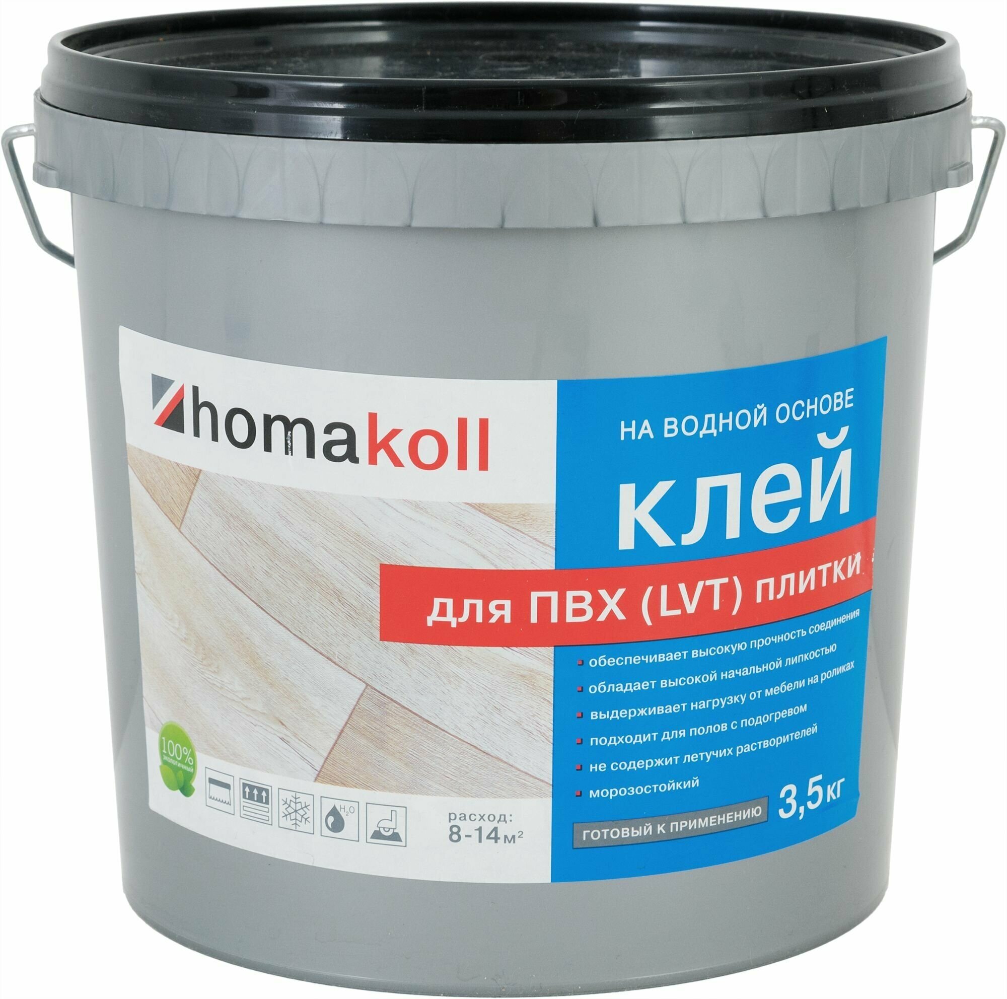 Клей Homakoll для ПВХ и LVT-плитки 3.5 кг