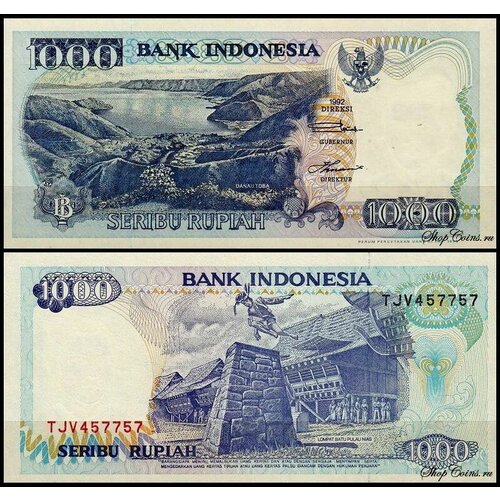 Индонезия 1000 рупий 1992-2000 (UNC Pick 129) банкнота индонезия 1000 рупий 2000 год купюра бона