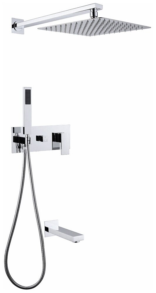 Душевой набор со встроенным смесителем Abber Daheim AF8217