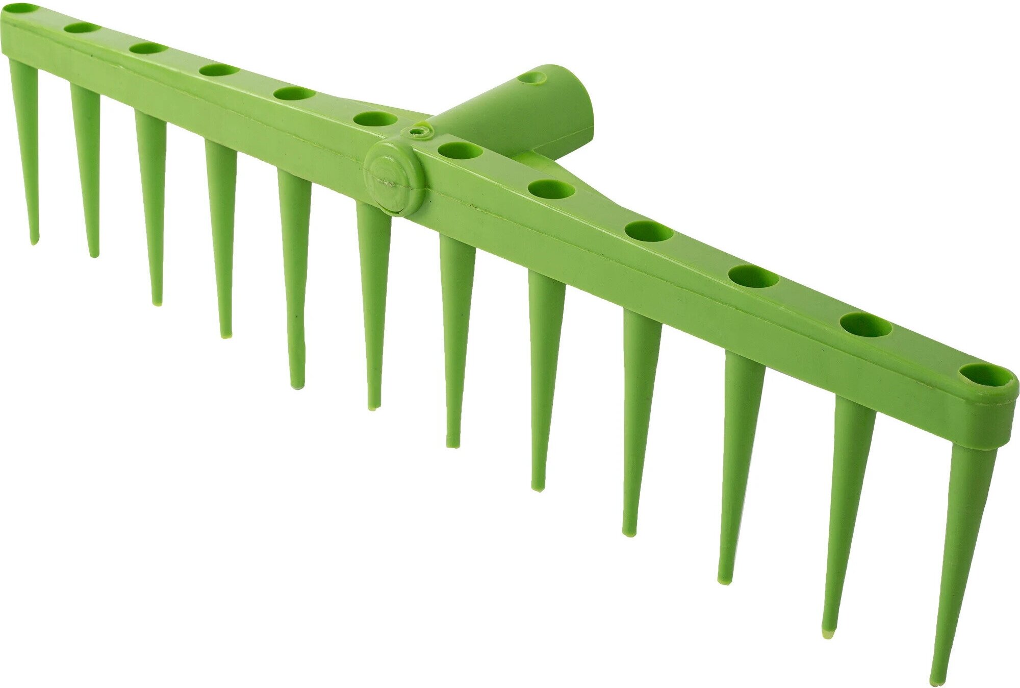 фото Сенные грабли 12 зубьев, из прочного пластика, для уборки листьев, фруктов, веток