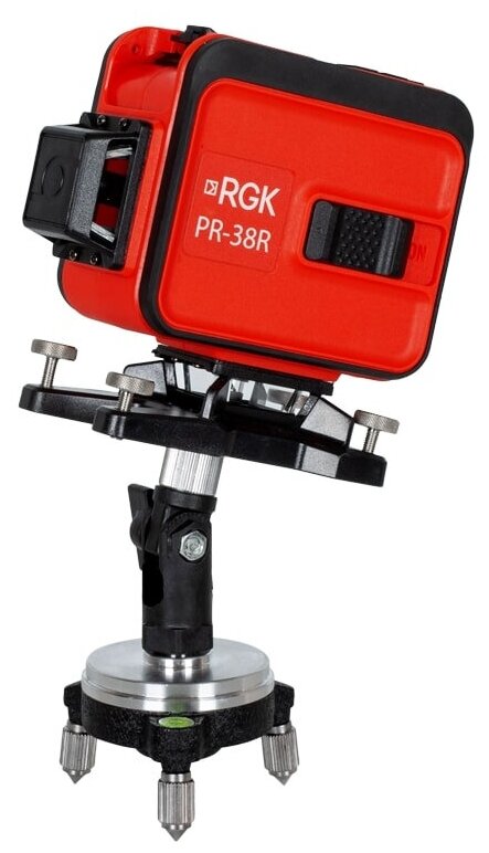 Комплект: лазерный уровень RGK PR-38R + штатив RGK F170 - фотография № 9