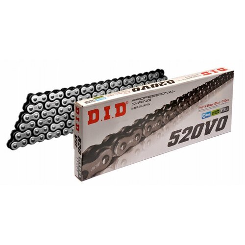 Цепь DID 520VO O-Ring с замком под расклепку 124 звена