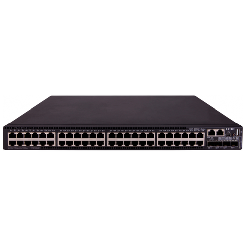 Коммутатор H3C S5560X-54C-EI L3 Ethernet Switch with 48*10/ 100/ 1000BASE-T Ports,4*10G/ 1G BASE-X SFP+ Ports and 1*Slot,Without Power Supplies (LS-5560X-54C-EI-GL)