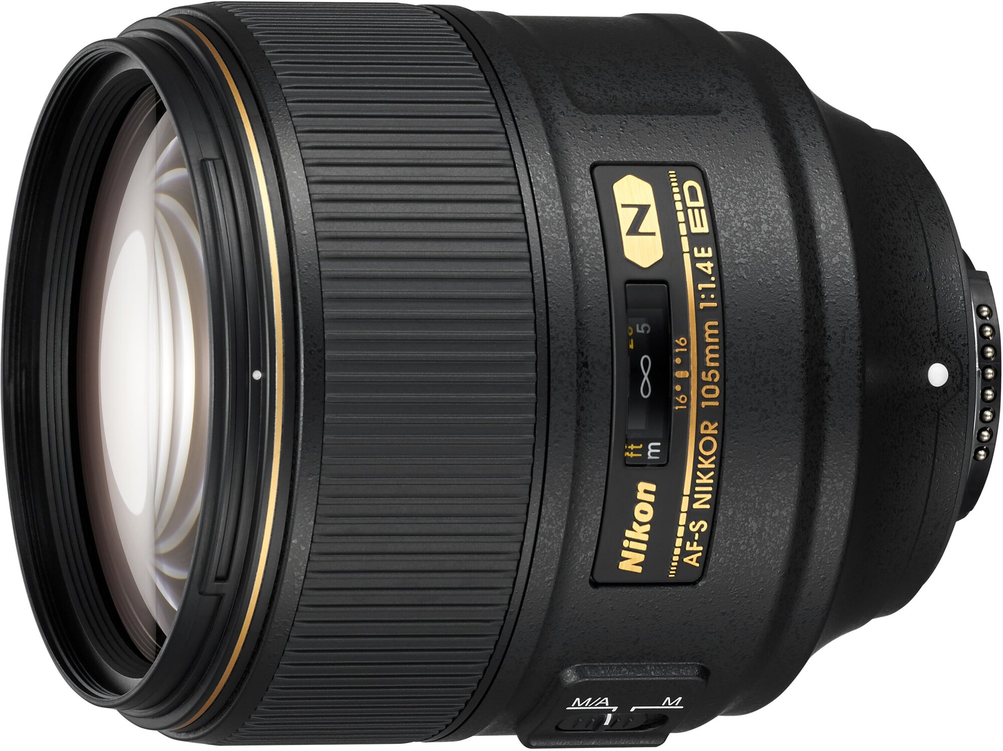 Объектив Nikon 105mm f/1.4E ED AF-S Nikkor, черный - фото №5