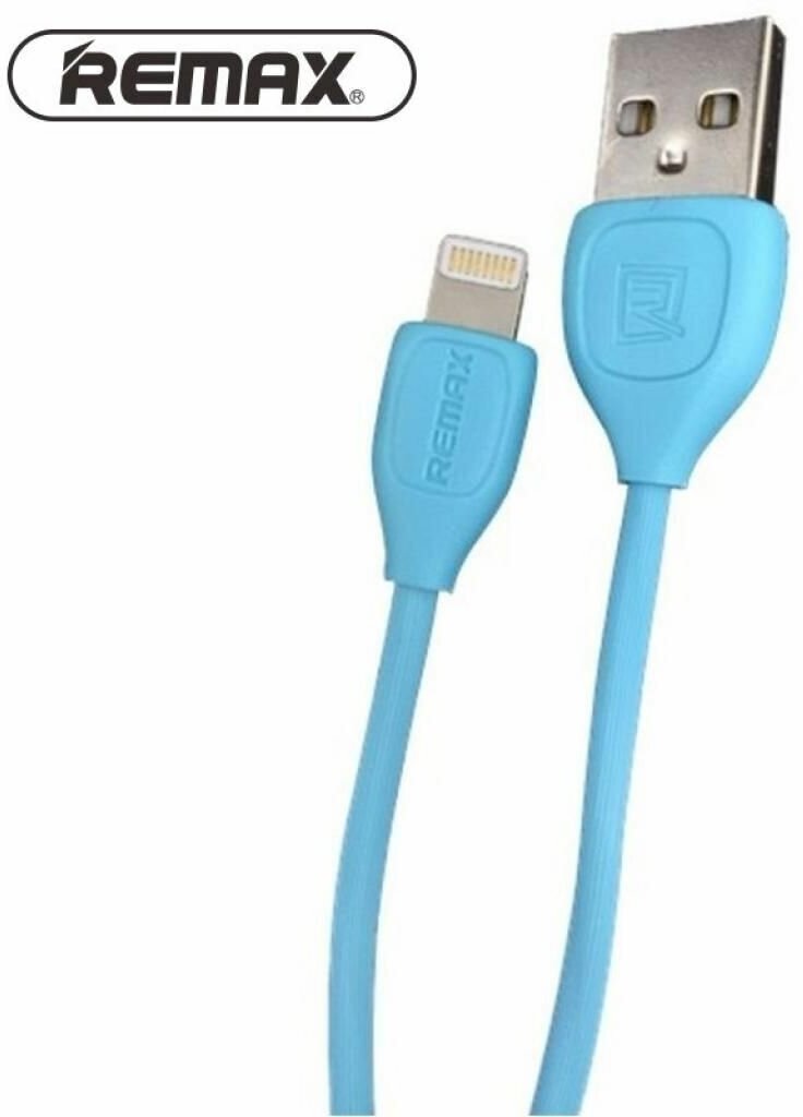 Кабель для iPhone iPad iPod, Remax Lesu Data Cable Lightning RC-050i, голубой