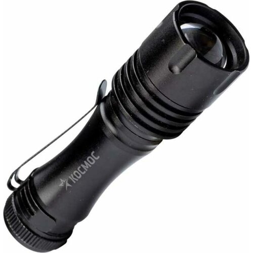 фото Фонарь ручной, с линзой, с зумом, корм. алюм/зажим для крепления, космос