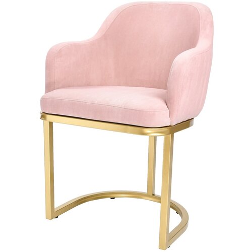 Стул Bella Rose / Gold, стул с золотыми ножками, для кафе, для салонов красоты