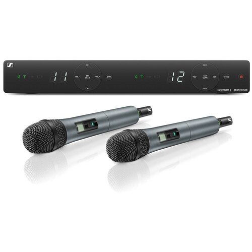 SENNHEISER XSW 1-825 DUAL-B - 2-х канальная радиосистема с 2-мя ручными передатчиками 9206000₽