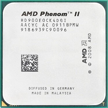 Процессор AMD Phenom II X4 Deneb 900e AM3,  4 x 2400 МГц, OEM