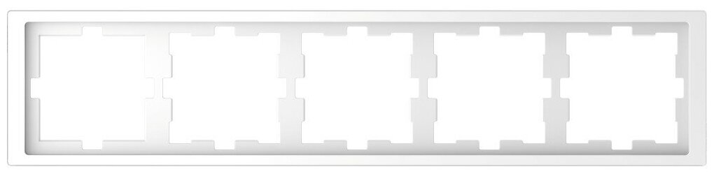 Рамка на 5 постов Schneider Electric MERTEN D-LIFE MTN4050-6535 - фото №1