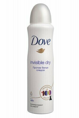 Dove Антиперспирант спрей женский Invisible Dry, 150 мл