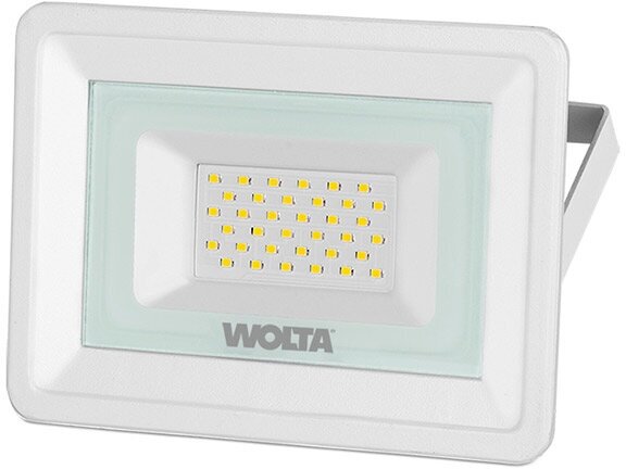 Светодиодный прожектор WOLTA WFL-30W/06W 30Вт 5700К IP65 Белый